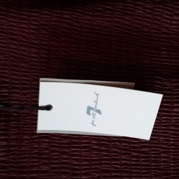 Seven For All Mankind Dress faux leather TAG TAGS TAGS - Picture 5 of 10